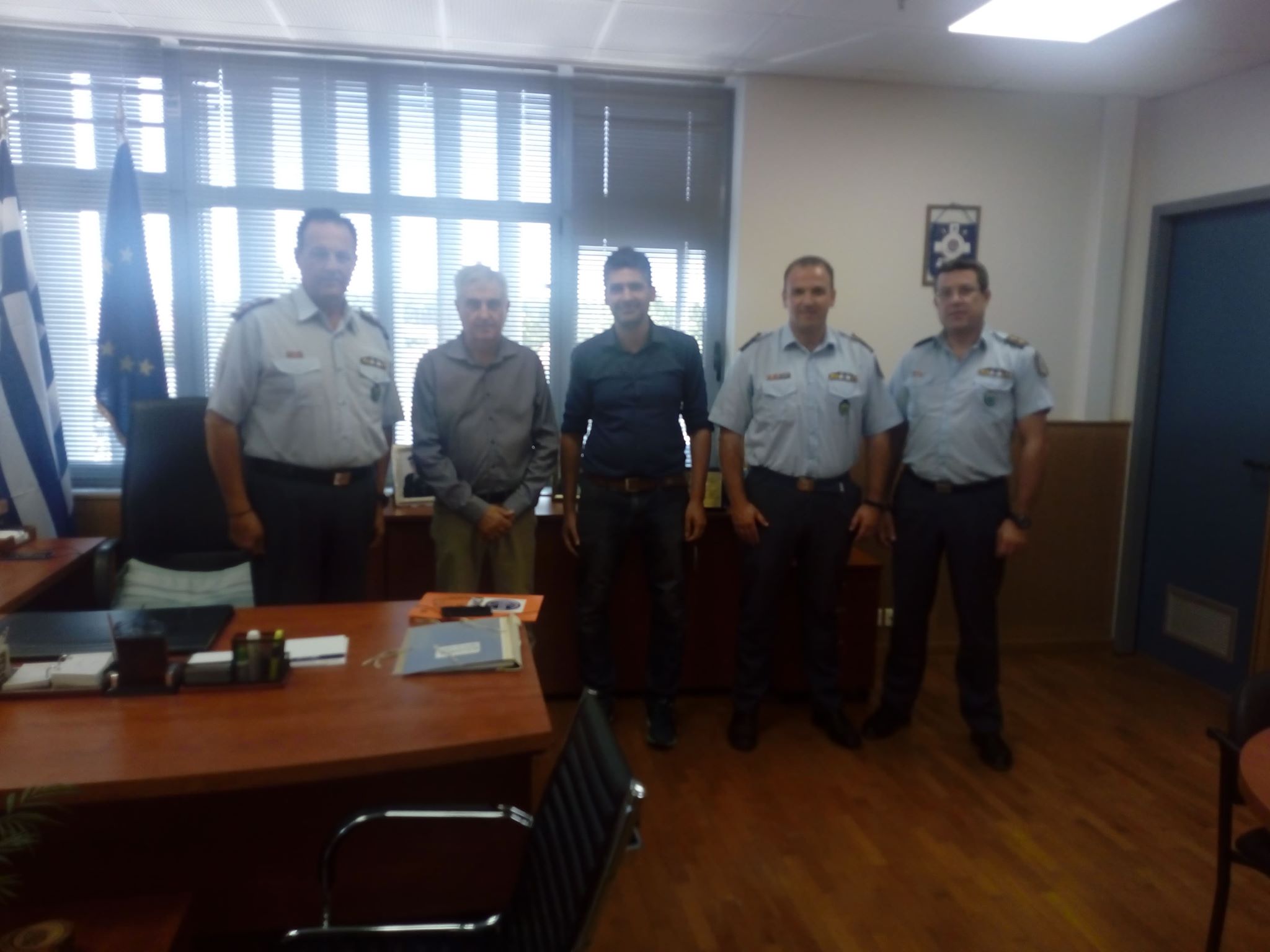 Επίσκεψη KAE Λάρισας στον Αστυνομικό Διευθυντή